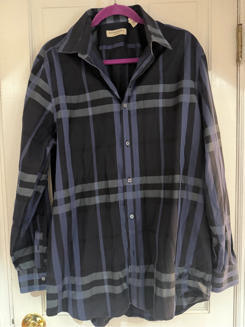 Burberry Men’s Button-Down Shirt 42R (16.5)/NWOT